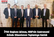 İTSO Başkanı Yılmaz, HBB’nin Gastronomi Evinde Düzenlenen Toplantıya Katıldı