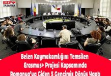 Belen Kaymakamlığını Temsilen Erasmus+ Projesi Kapsamında Romanya’ya Giden 5 Gencimiz Dönüş Yaptı