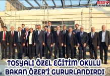 TOSYALI ÖZEL EĞİTİM OKULU BAKAN ÖZER’İ GURURLANDIRDI