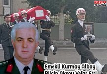 Emekli Kurmay Albay Bilgin Aksoy Vefat Etti