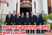 PAC MEYDANINA CAMİ YAPILACAK