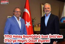 TMO Hatay Başmüdürü Suat Ünlü’den İTSO’ya Hayırlı Olsun Ziyareti