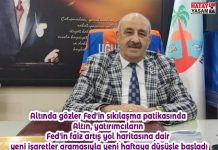 Altında gözler Fed’in sıkılaşma patikasında Altın, yatırımcıların Fed’in faiz artış yol haritasına dair yeni işaretler aramasıyla yeni haftaya düşüşle başladı