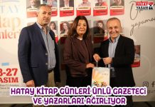 HATAY KİTAP GÜNLERİ ÜNLÜ GAZETECI VE YAZARLARI AĞIRLIYOR