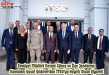 Emniyet Müdürü Nevzat Güneş ve İlçe Jandarma Komutanı Yusuf Yıldırım’dan İTSO’ya Hayırlı Olsun Ziyareti