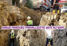 ARSUZ NARDÜZÜ MAHALLESİ’NE YENİ ALTYAPI