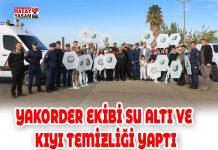 YAKORDER EKİBİ SU ALTI VE KIYI TEMİZLİĞİ YAPTI