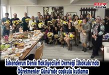 İskenderun Deniz Nakliyecileri Derneği İlkokulu’nda Öğretmenler Günü’nde coşkulu kutlama