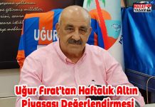 Uğur Fırat’tan Haftalık Altın Piyasası Değerlendirmesi