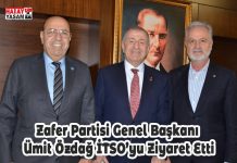 Zafer Partisi Genel Başkanı Ümit Özdağ İTSO’yu Ziyaret Etti