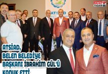 ATSİAD, BELEN BELEDİYE BAŞKANI İBRAHİM GÜL’Ü KONUK ETTİ
