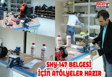 SHY-147 BELGESİ İÇİN ATÖLYELER HAZIR