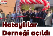 Hataylılar Derneği açıldı