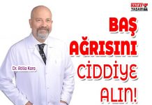 BAŞ AĞRISINI CİDDİYE ALIN!