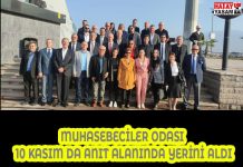 MUHASEBECİLER ODASI 10 KASIM DA ANIT ALANINDA YERİNİ ALDI