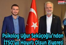 Psikolog Uğur Seküçoğlu’ndan İTSO’ya Hayırlı Olsun Ziyareti