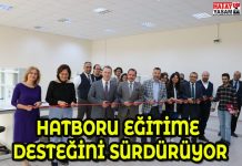 HATBORU EĞİTİME DESTEĞİNİ SÜRDÜRÜYOR
