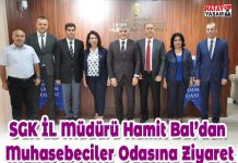 SGK İL Müdürü Hamit Bal’dan Muhasebeciler Odasına Ziyaret
