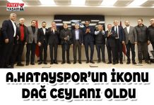 A.HATAYSPOR’UN İKONU DAĞ CEYLANI OLDU