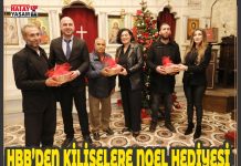 HBB’DEN KİLİSELERE NOEL HEDİYESİ