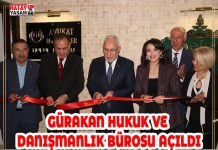 GÜRAKAN HUKUK VE DANIŞMANLIK BÜROSU AÇILDI