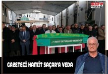 GAZETECİ HAMİT SAÇAR’A VEDA