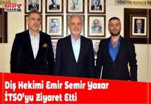 Diş Hekimi Emir Semir Yazar İTSO’yu Ziyaret Etti