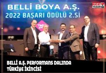 BELLİ A.Ş. PERFORMANS DALINDA TÜRKİYE İKİNCİSİ