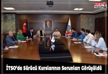 İTSO’da Sürücü Kurslarının Sorunları Görüşüldü