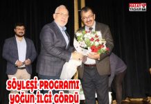 SÖYLEŞİ PROGRAMI YOĞUN İLGİ GÖRDÜ