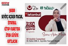 YAZAR SEVİNÇ AÇIKER MUCUK, İSTANBUL KİTAP FUARI’NDA İMZA GÜNÜNE KATILACAK