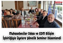 Muhasebeciler Odası ve EDM Bilişim İşbirliğiyle Üyelere Yönelik Seminer Düzenlendi