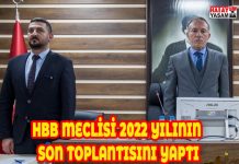 HBB MECLİSİ 2022 YILININ SON TOPLANTISINI YAPTI