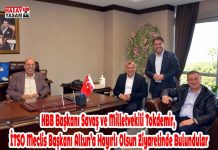 HBB Başkanı Savaş ve Milletvekili Tokdemir, İTSO Meclis Başkanı Altun’a Hayırlı Olsun Ziyaretinde Bulundular