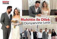 Muhittin ile Dilek Dünyaevine Girdi