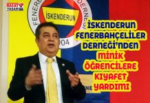 İSKENDERUN FENERBAHÇELİLER DERNEĞİ’NDEN MİNİK ÖĞRENCİLERE KIYAFET YARDIMI