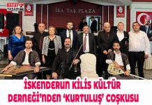 İSKENDERUN KİLİS KÜLTÜR DERNEĞİ’NDEN ‘KURTULUŞ’ COŞKUSU