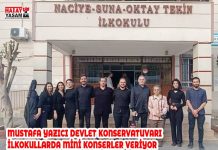 MUSTAFA YAZICI DEVLET KONSERVATUVARI İLKOKULLARDA MİNİ KONSERLER VERİYOR