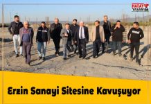 Erzin Sanayi Sitesine Kavuşuyor