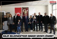 AALEN BELEDİYESİ’NDEN BAŞKAN SAVAŞ’A ZİYARET