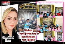 Minikler “Neşeli Yuvam Kreş”te hem öğreniyor hem eğleniyor