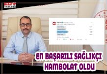 EN BAŞARILI SAĞLIKÇI HAMBOLAT OLDU