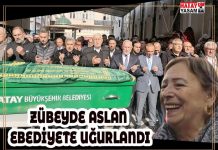 ZÜBEYDE ASLAN EBEDİYETE UĞURLANDI