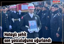 Hataylı şehit son yolculuğuna uğurlandı