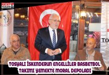 TOSYALI İSKENDERUN ENGELLİLER BASBETBOL TAKIMI YEMEKTE MORAL DEPOLADI