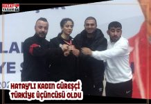 HATAY’LI KADIN GÜREŞÇİ TÜRKİYE ÜÇÜNCÜSÜ OLDU
