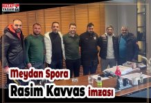 Meydan Spora Rasim Kavvas imzası