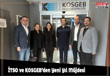 İTSO ve KOSGEB den Yeni Yıl Müjdesi