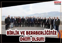BİRLİK VE BERABERLİĞİNİZ DAİM OLSUN!