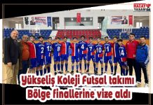 Yükseliş Koleji Futsal takımı Bölge finallerine vize aldı
